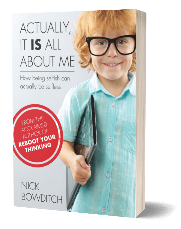 Actually It Is All About Me Paperback Motivational Speaker Nick Bowditch 